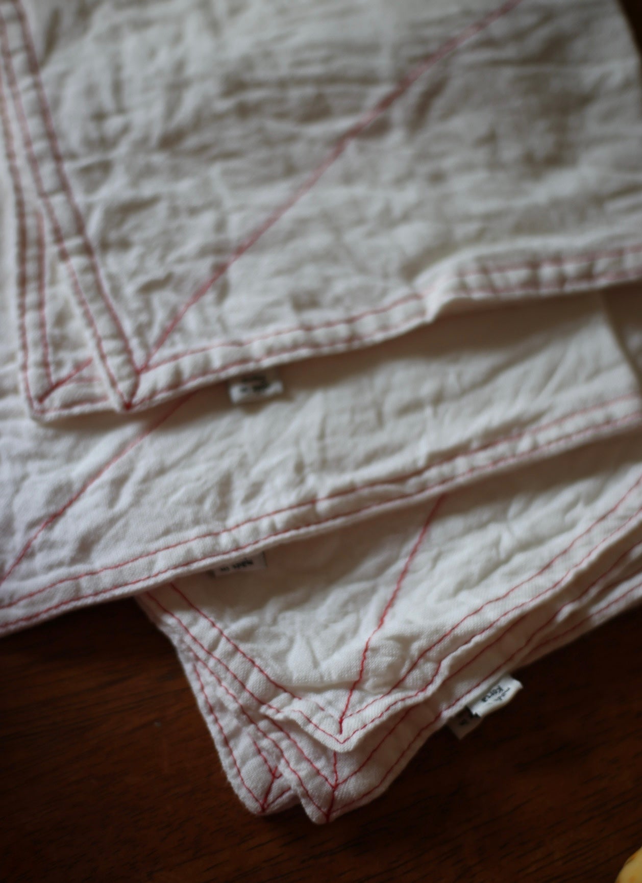 Red stitch Sochang dishcloth