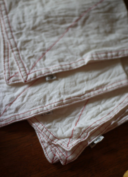 Red stitch Sochang dishcloth