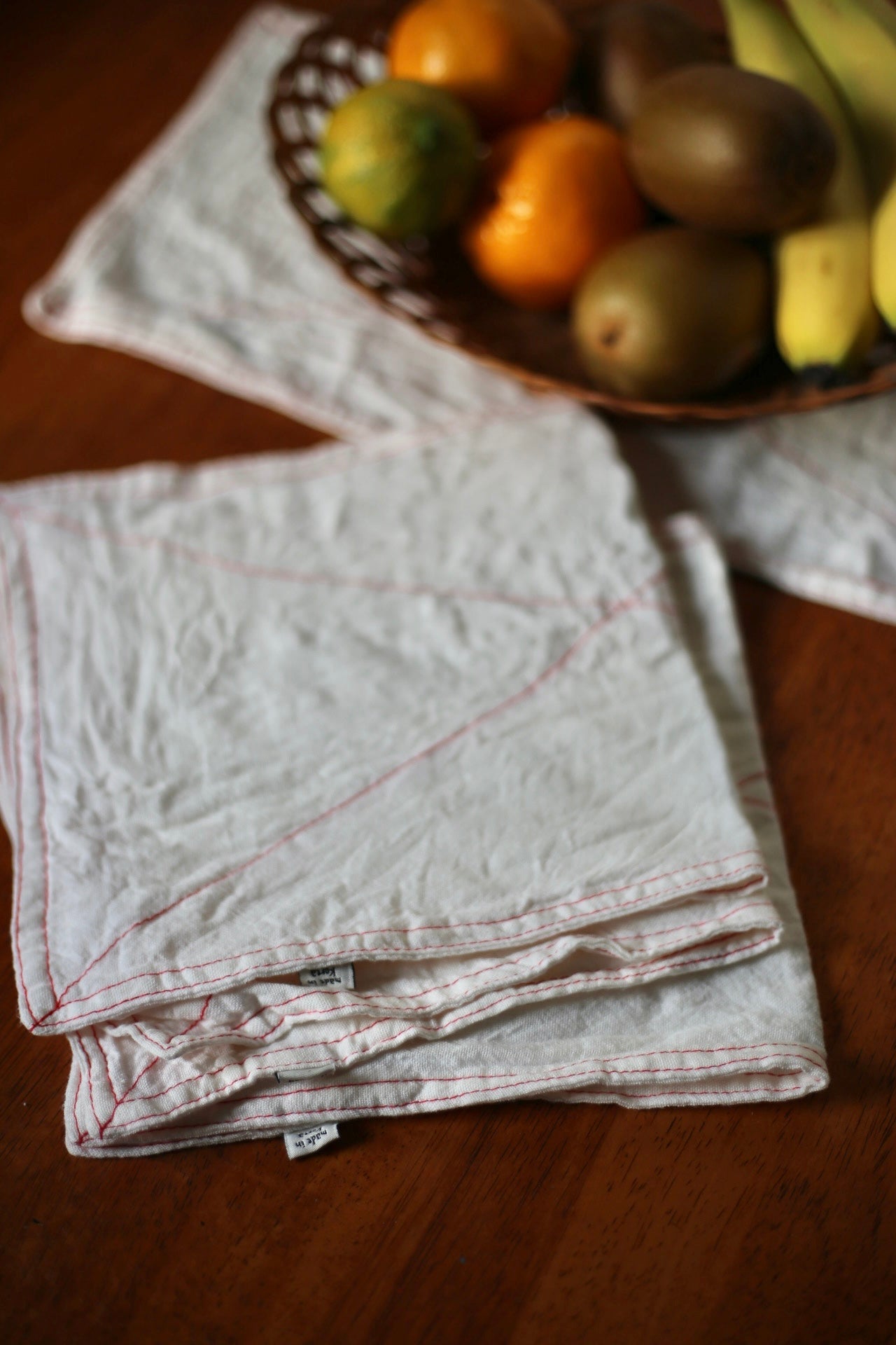 Red stitch Sochang dishcloth